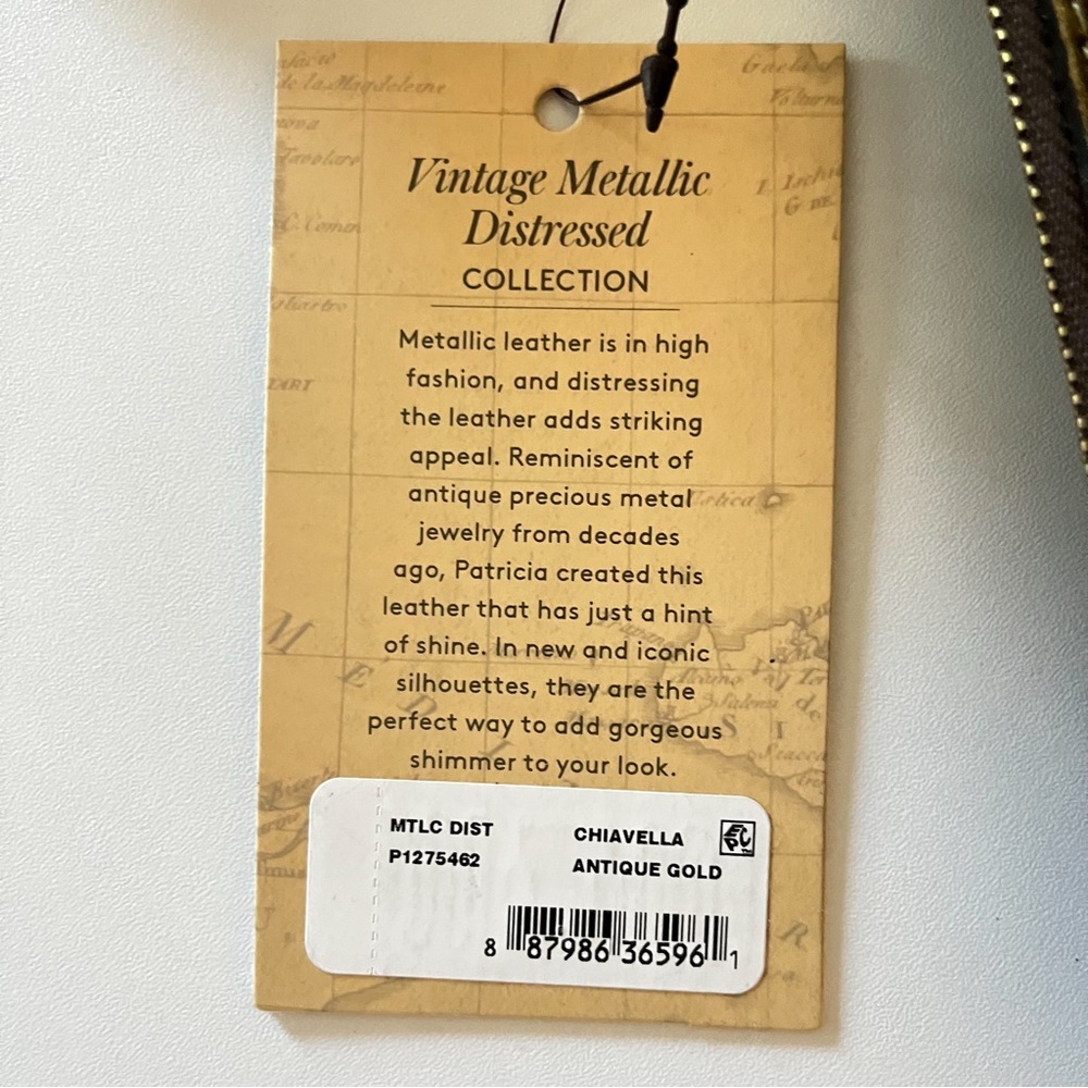 NWT PATRICIA NASH Chiavella RFID Phone Leather Crossbody Organizer Wallet - Picture 7 of 7